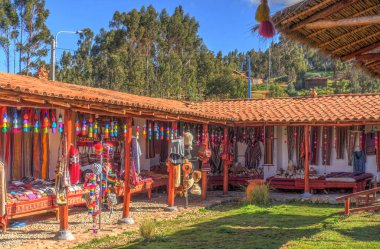 CUSCO, PERU - APRIL 2018: Historical center in sunny weather, HDR Image
