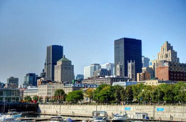 MONTREAL, QC, CANADA - SEPTEMBER 2017: Historical center in sunny weather, HDR Image 