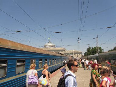 ODESSA, UKRAINE - JULY 2013: Historical center in summertime