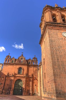 CUSCO, PERU - APRIL 2018: Historical center in sunny weather
