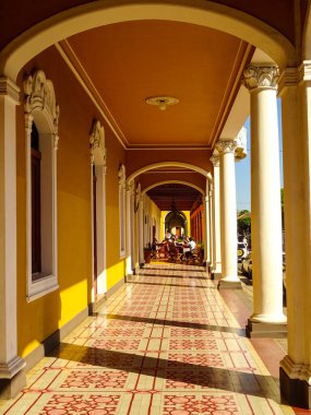 Granada, Nicaragua - January 2016 : Historical center in sunny weather