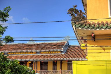 Hoi An, Vietnam - November 2018 : Historical center in autumn