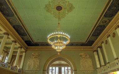 MOSCOW, RUSSIA - AUGUST 2018: Historical center in sunny weather, HDR image