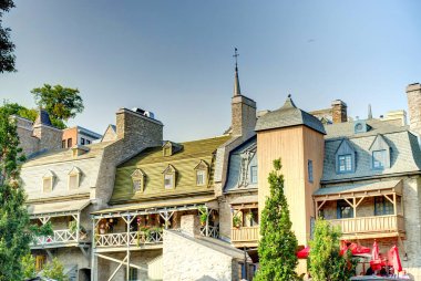 Quebec City, QC, Canada - September 2017 : Historical center view, HDR Image