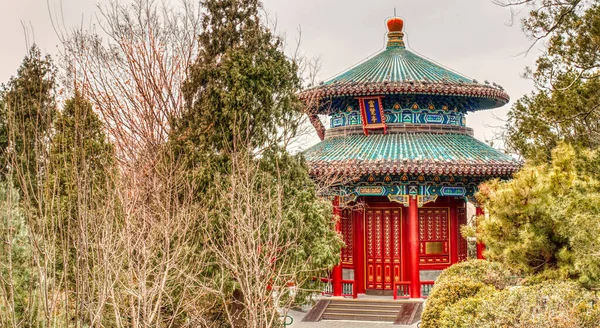 Beijing Capital China Famous Its Ancient Architecture Monuments — Stok fotoğraf