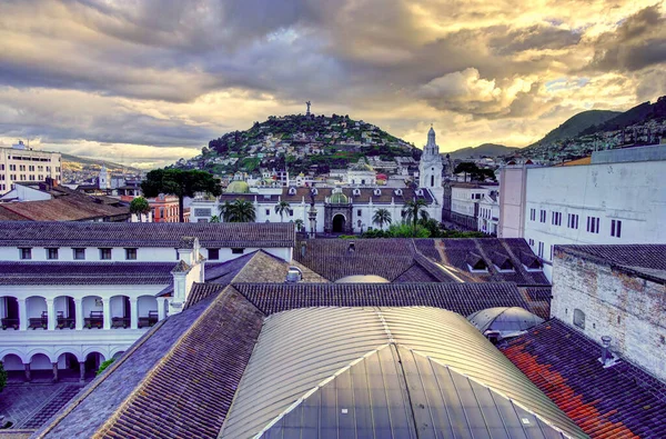 Quito Ecuador April 2018 Beautiful View Historical Center City — Stock Photo, Image