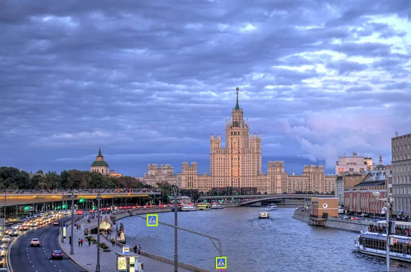 Moscow Russia August 2018 Historical Center Cloudy Weather — 스톡 사진