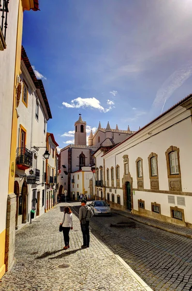 Historical Architecture Evora Portugal Europe — Stok fotoğraf
