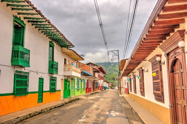 Hdr Image Made Jardin Antioquia Colombia — Stock Photo, Image