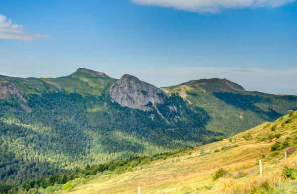 Beautiful Landscape Auvergne Historical Region France — Stok fotoğraf