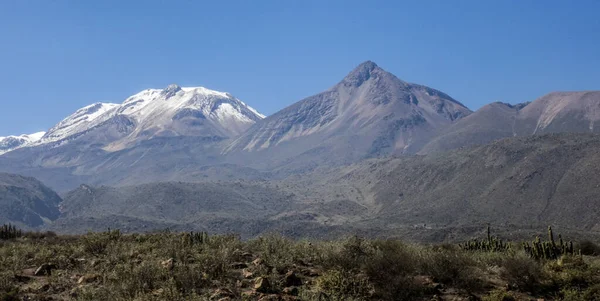 Scenic View Altiplano Landscape Peru — Stockfoto