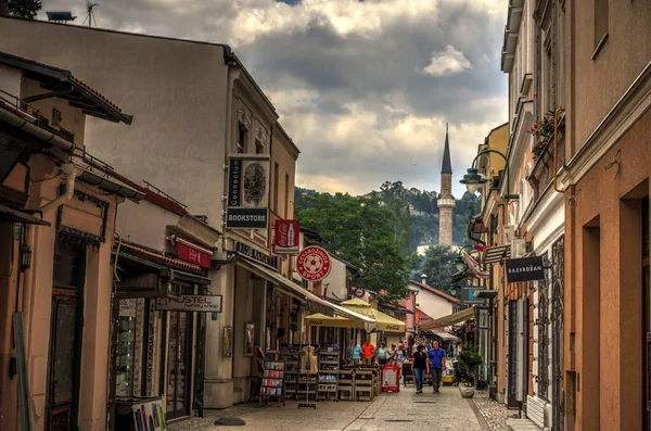 Jajce Bosnia Herzegovina July 2017 City Center Summertime —  Fotos de Stock