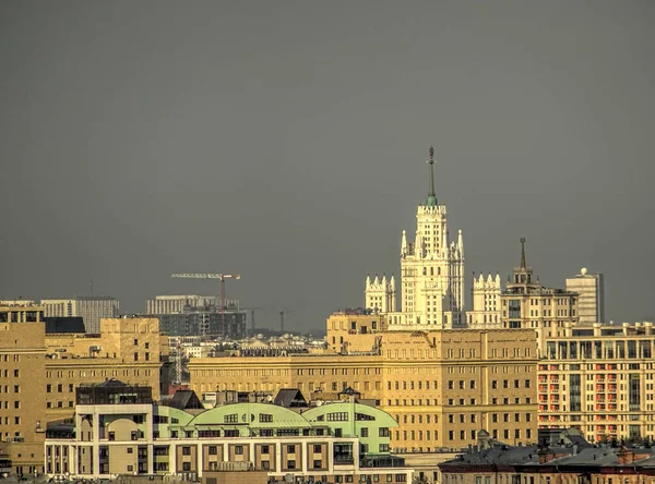 Moscow Russia August 2018 Historical Center Cloudy Weather — 스톡 사진