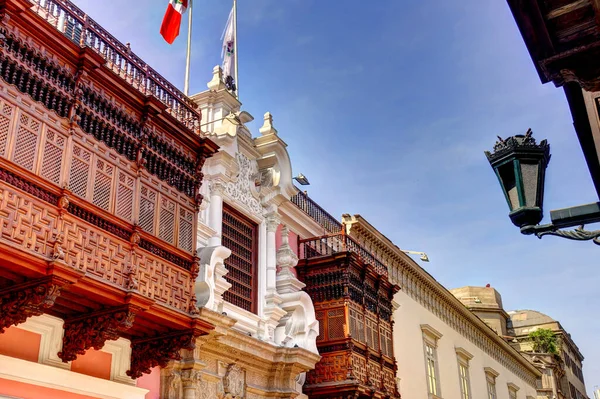 Lima Peru April 2018 Historical Center Sunny Weather —  Fotos de Stock