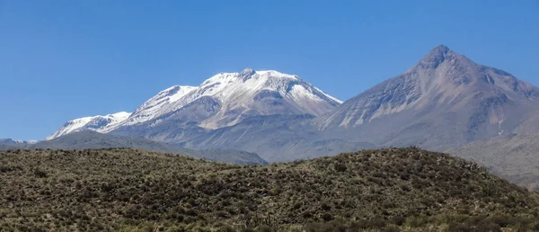 Scenic View Altiplano Landscape Peru — Zdjęcie stockowe