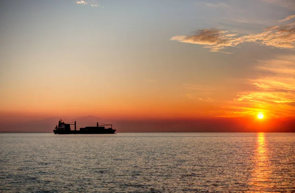 Thessaloniki Greece Beautiful View Atmosphere Sunset — Stock fotografie