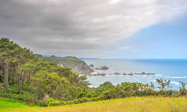 Plage Asturias Espagne — Photo