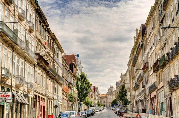 Porto Portugal June 2021 Historical Center Summertime Hdr Image — Foto de Stock