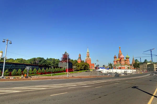 Moscow Russia August 2018 Historical Center Sunny Weather Hdr Image — Foto Stock