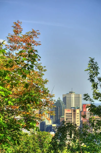 Montreal Canada September 2019 Cityscape Mont Royal Park Hdr Image — 스톡 사진