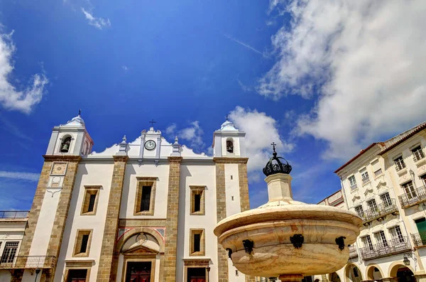 Историческая Архитектура Evora Portugal Europe — стоковое фото