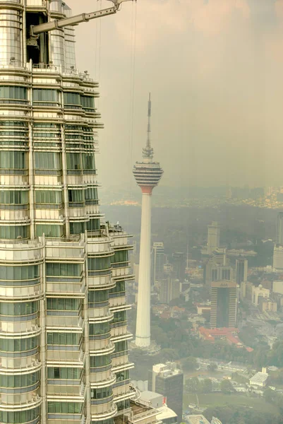 Kuala Lumpur Malaysia March 2019 Cityscape Petronas Towers Hdr Image — ストック写真