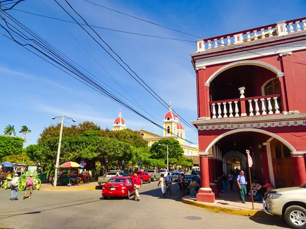 Granada, Nicaragua - January 2016 : Historical center in sunny weather