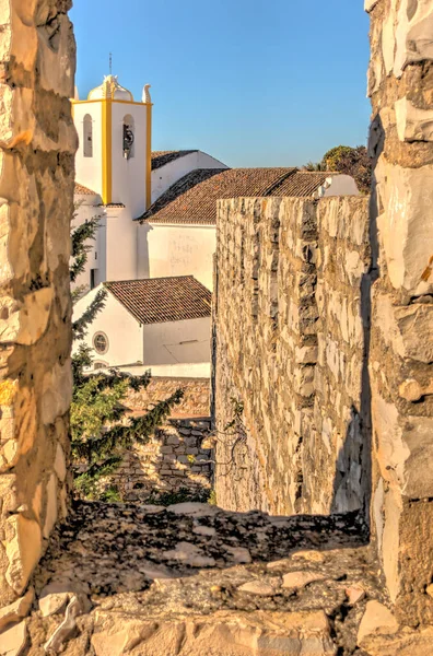 Faro Portugal January 2019 Historical Center Sunny Weather Hdr Image — Zdjęcie stockowe