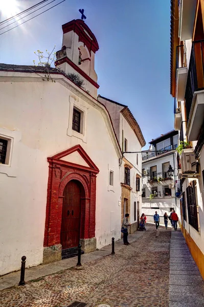 Cordoba Spain April 2017 Historical Center Springtime Hdr Image — стокове фото