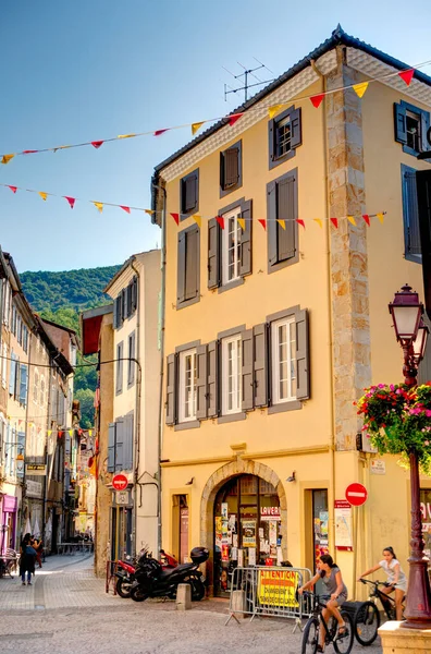 Foix France August 2019 Historical Center Summertime Hdr Image — ストック写真