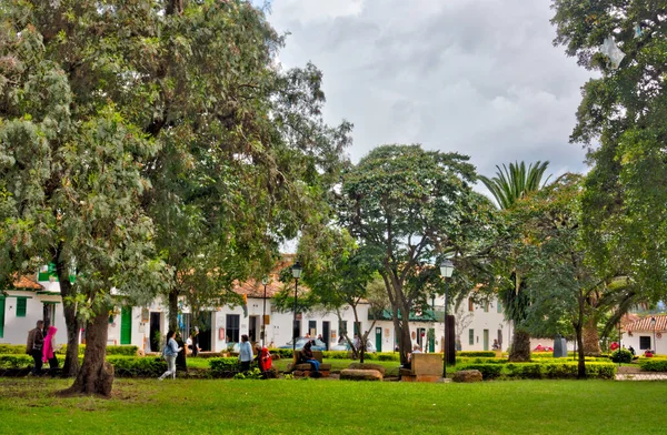 Villa Leyva Colombia May 2019 Picturesque Colonial Village Cloudy Weather — Foto de Stock