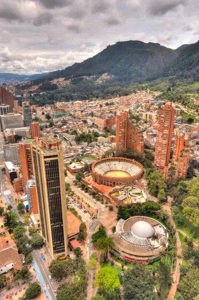 Bogota Colombia April 2019 Cityscape Cloudy Weather — Stok fotoğraf