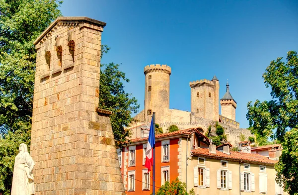 Foix France August 2019 Historical Center Summertime Hdr Image — Foto de Stock