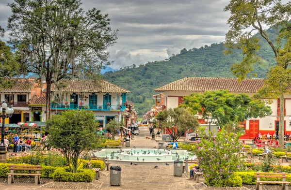 Hdr Image Made Jardin Antioquia Colombia —  Fotos de Stock