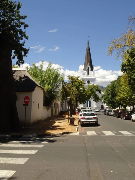 Stelenbosch South Africa January 2015 City Center Summer Time — стокове фото