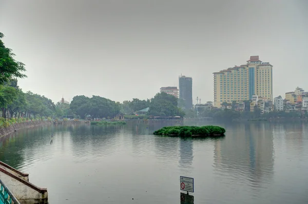 Hanoi Vietnam November 2020 City Center Cloudy Weather — Stok fotoğraf