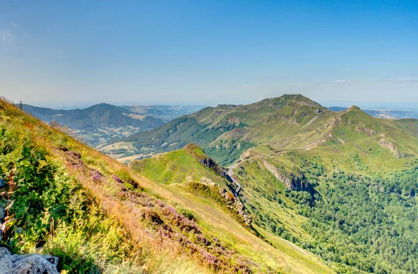 Beautiful Landscape Auvergne Historical Region France — Stock fotografie