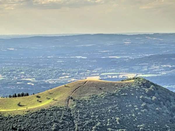 Beautiful Landscape Auvergne Historical Region France — Zdjęcie stockowe