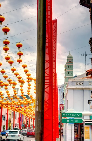 Singapore Historical Buildings Joo Chiat Road District — Foto Stock