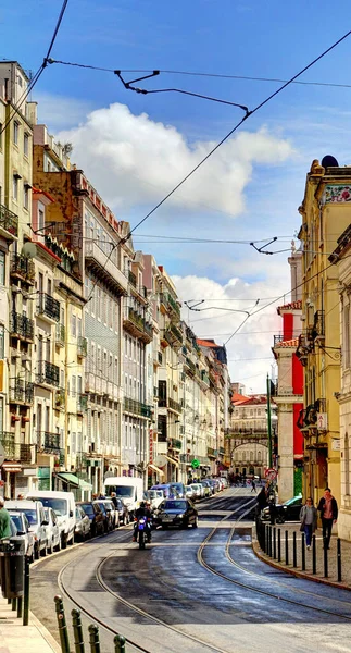 Lisbon Portugal April 2018 Historical Center View Hdr Image — Stockfoto