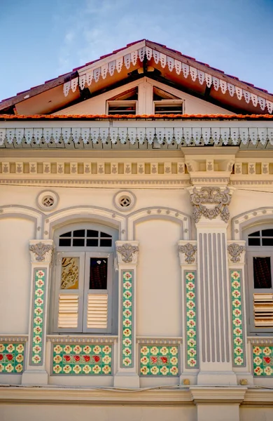 Singapore Historical Buildings Joo Chiat Road District — Stock Photo, Image