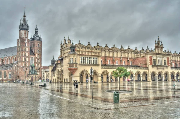 Krakow Poland August 2021 Old Town Cloudy Weather — Stock Photo, Image