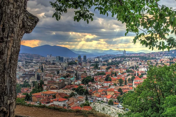 Sarajevo Capital Largest City Bosnia Herzegovina — 스톡 사진