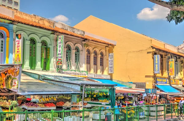 Singapore Historical Buildings Joo Chiat Road District — 图库照片