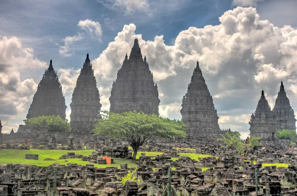 Templo Prambanan Java Indonesia —  Fotos de Stock