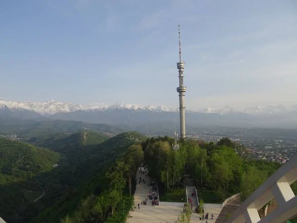 Almaty Kazakhstan April 2016 City Center Springtime — Stok fotoğraf