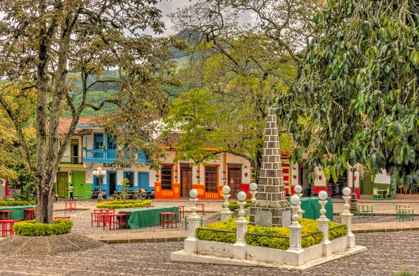Hdr Image Made Jardin Antioquia Colombia — Foto Stock