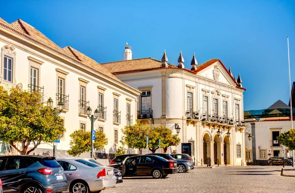 Faro Portugal January 2019 Historical Center Sunny Weather Hdr Image — Zdjęcie stockowe