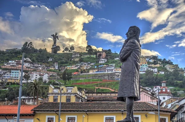Κίτο Εκουαδόρ Απρίλιος 2018 Όμορφη Θέα Στο Ιστορικό Κέντρο Της — Φωτογραφία Αρχείου