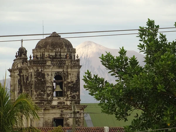 Леон Никарагуа Январь 2016 Года Исторический Центр Изображение Hdr — стоковое фото